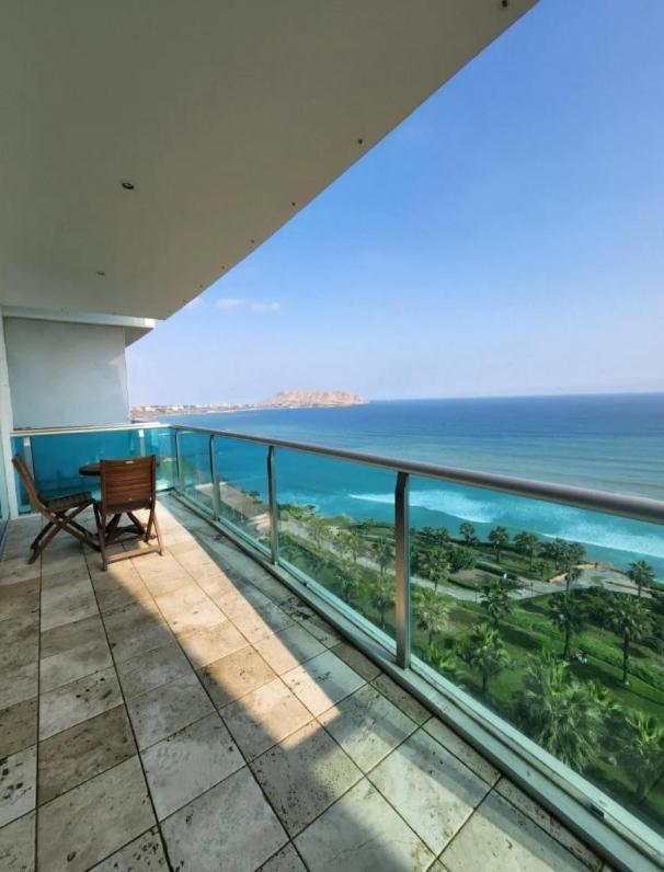 Exclusivo Y Moderno Depa En Miraflores Vista Al Mar Y A La Ciudad Amoblado Apartments ลิมา ภายนอก รูปภาพ